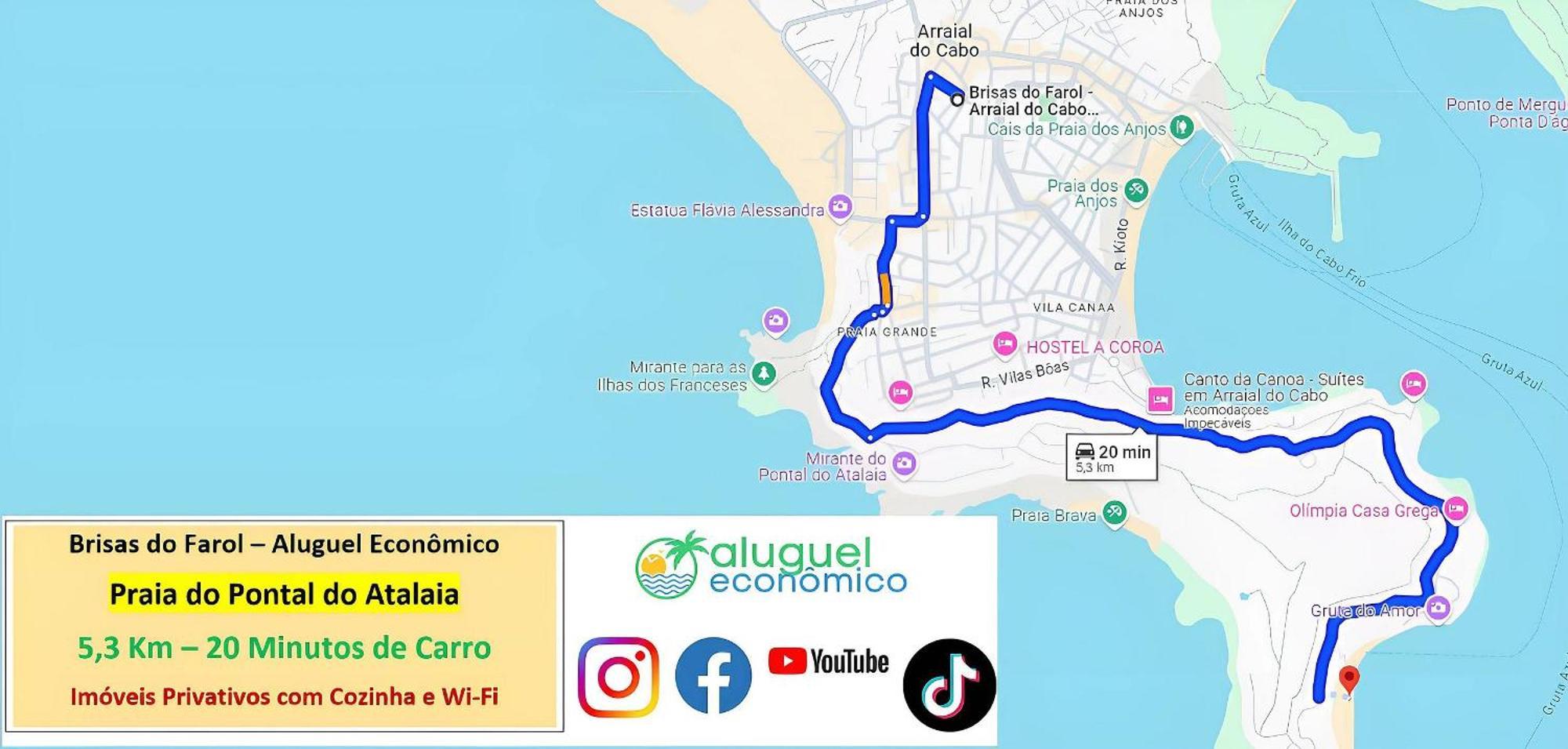 Apartament Arraial Do Cabo - Brisas Do Farol - Aluguel Economico Zewnętrze zdjęcie